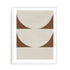 Elegant Balance I Walnut Brown Wall Art