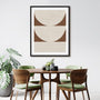 Elegant Balance I Walnut Brown Wall Art