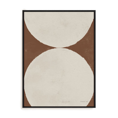 Elegant Balance II Walnut Brown Wall Art