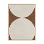 Elegant Balance II Walnut Brown Wall Art