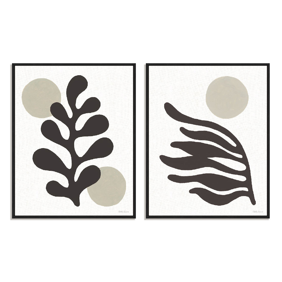 Organics Neutral II and III Wall Art