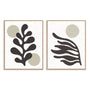 Organics Neutral II and III Wall Art