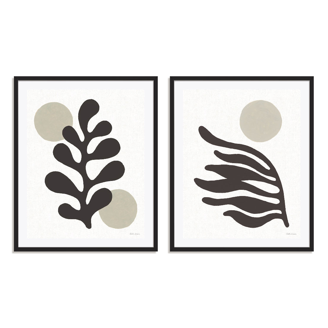 Organics Neutral II and III Wall Art