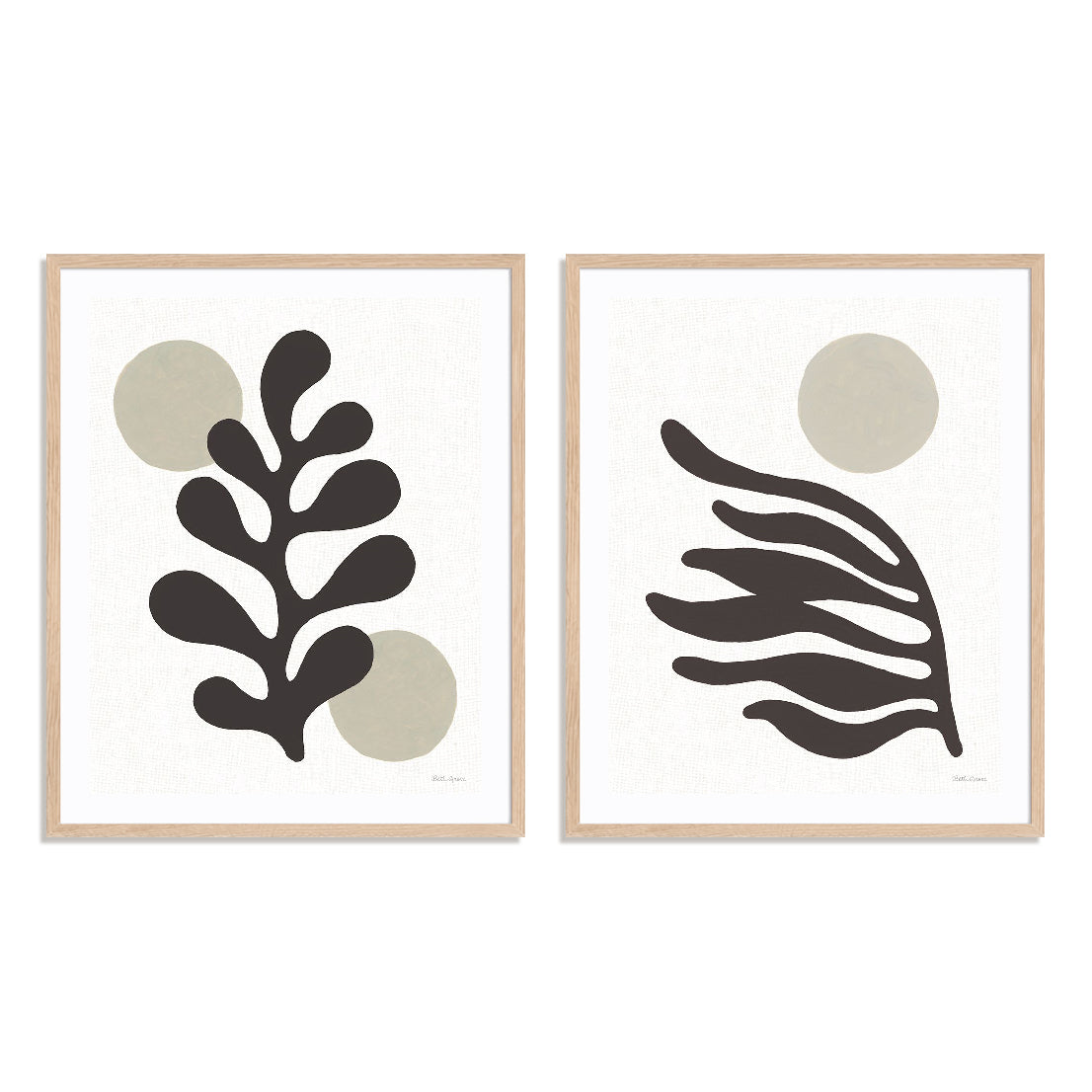 Organics Neutral II and III Wall Art