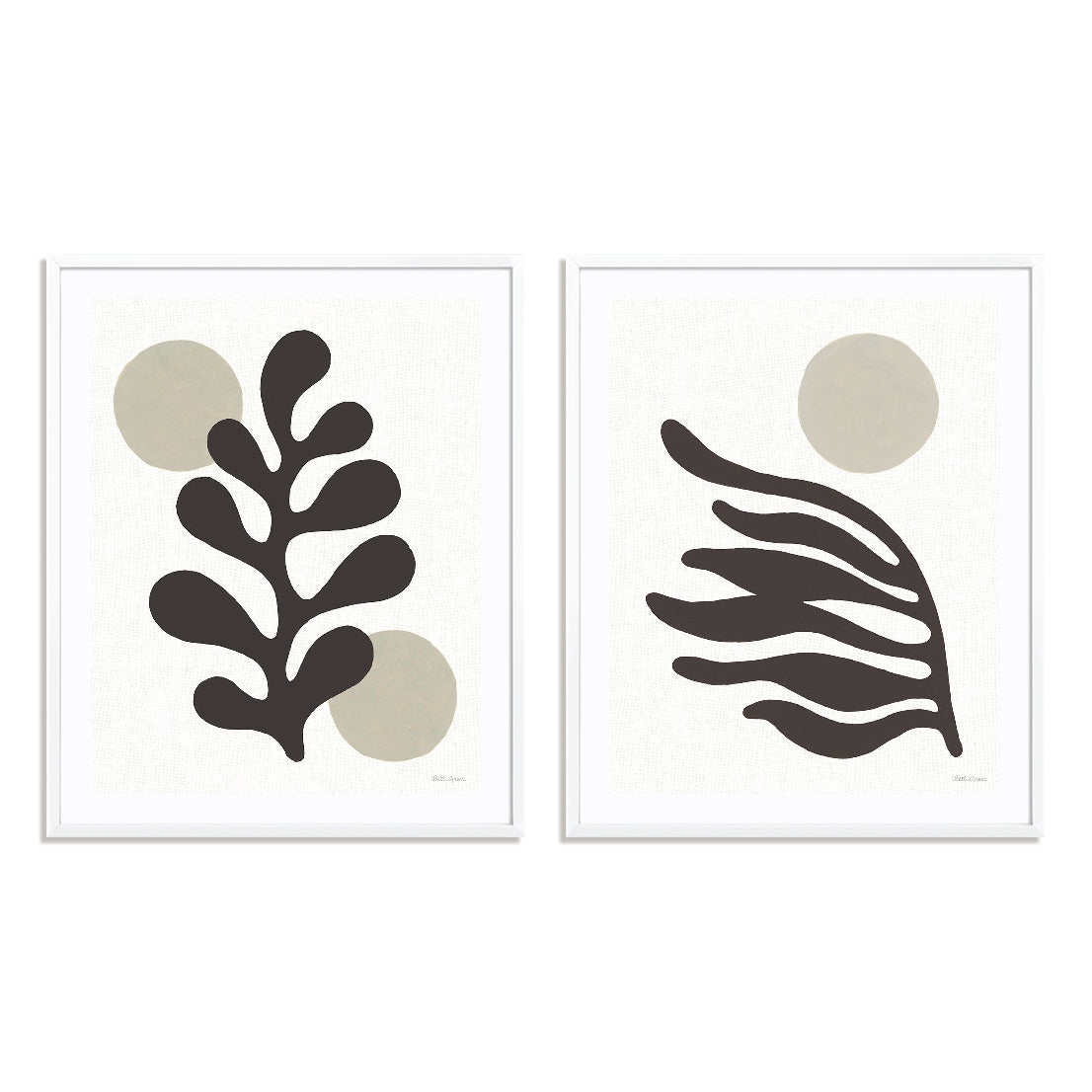 Organics Neutral II and III Wall Art