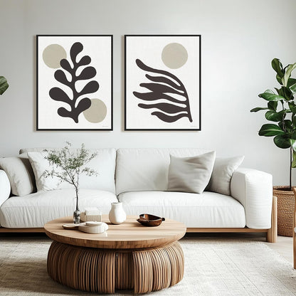 Organics Neutral II and III Wall Art