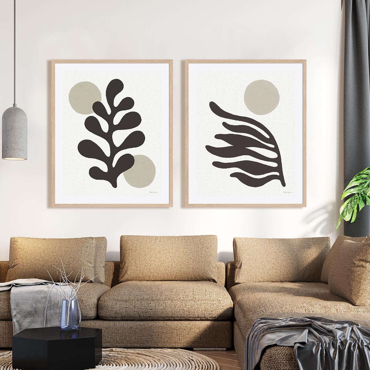 Organics Neutral II and III Wall Art
