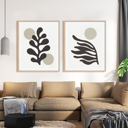 Organics Neutral II and III Wall Art