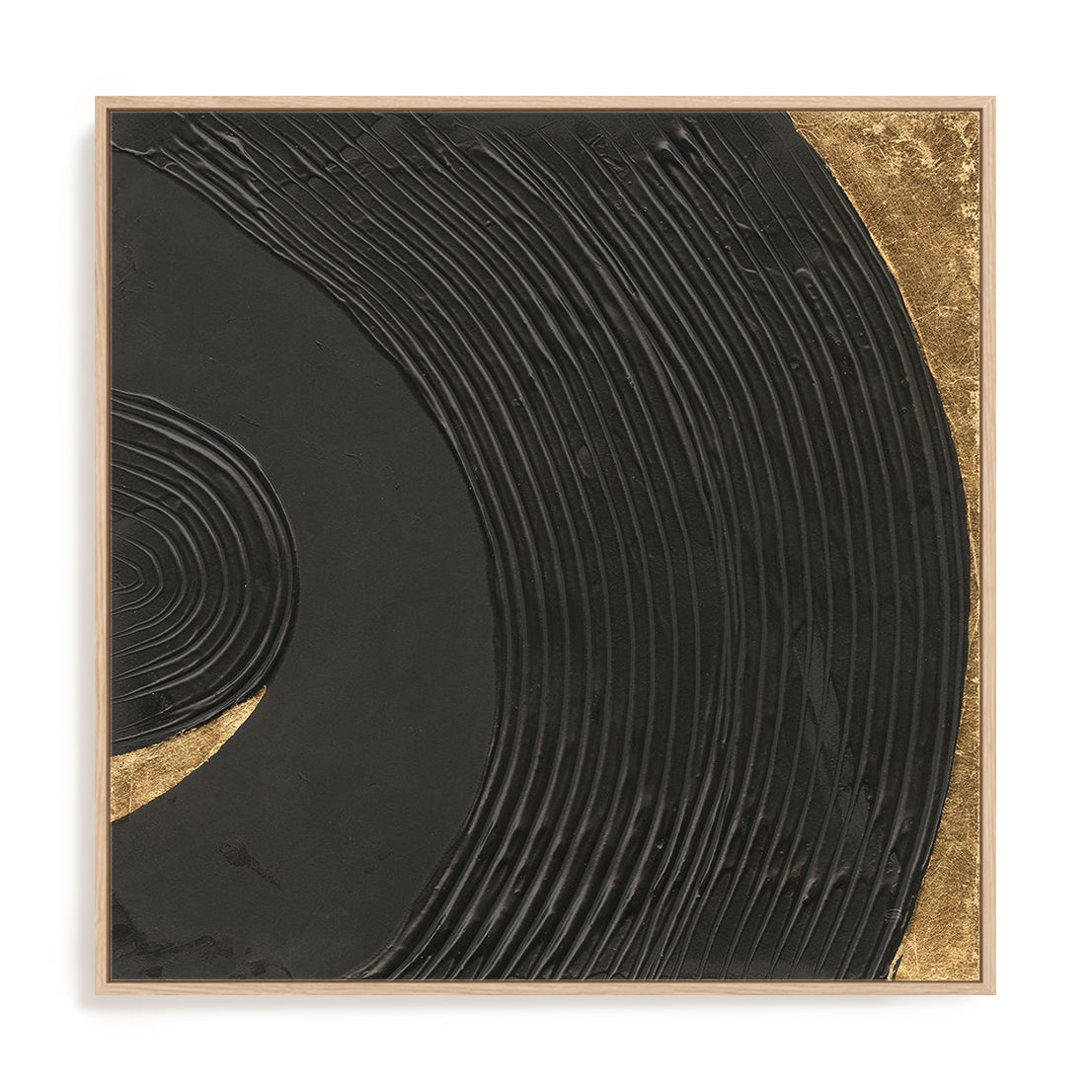 Black on Black I Framed Wall Art for Living Room, Bedroom, Hallways and Kitchen Spaces