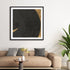 Black on Black I Framed Wall Art for Living Room, Bedroom, Hallways and Kitchen Spaces