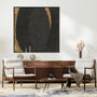 Black on Black II Framed Wall Art for Living Room, Bedroom, Hallways and Kitchen Spaces