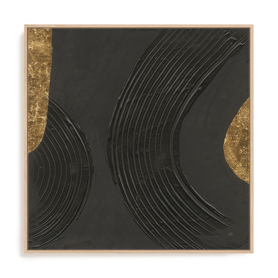 Black on Black III Framed Wall Art for Living Room, Bedroom, Hallways and Kitchen Spaces