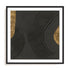 Black on Black III Framed Wall Art for Living Room, Bedroom, Hallways and Kitchen Spaces