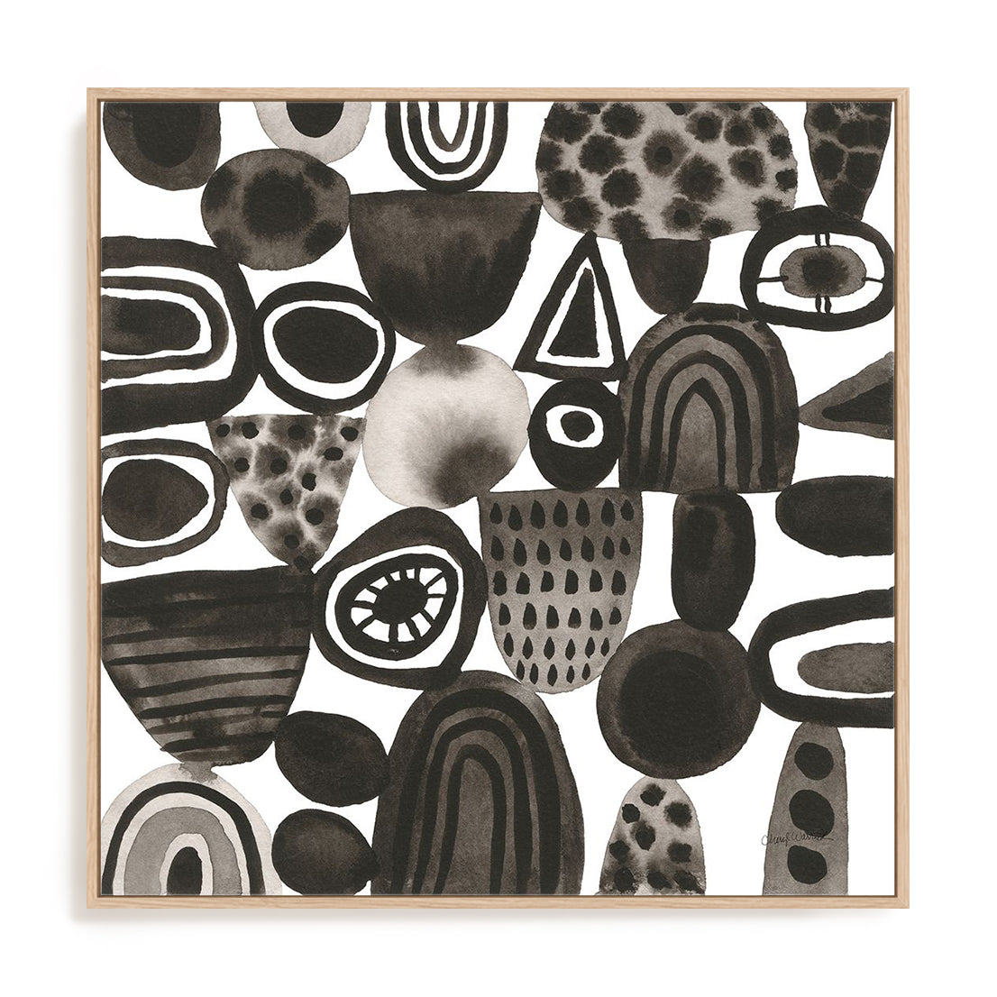 Quirky I Framed Wall Art for Living Room, Bedroom, Hallways and Kitchen Spaces