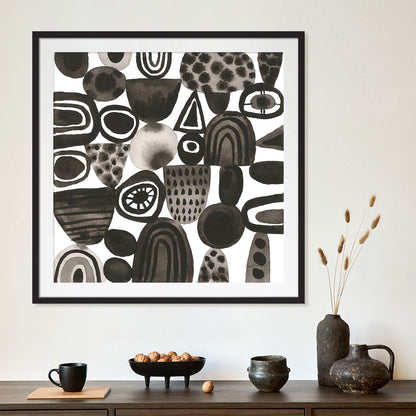 Quirky I Framed Wall Art for Living Room, Bedroom, Hallways and Kitchen Spaces