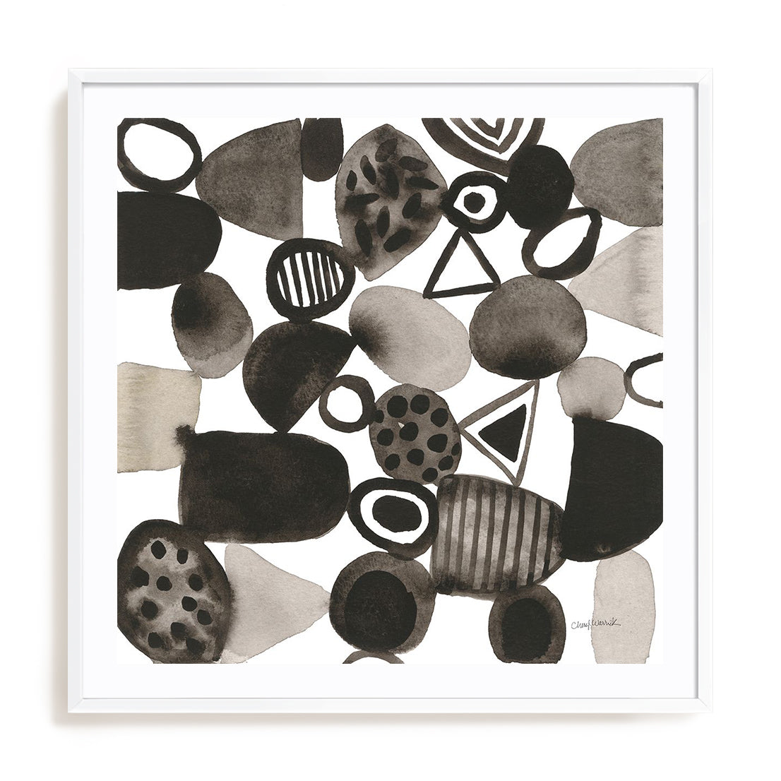 Quirky IV Framed Wall Art for Living Room, Bedroom, Hallways and Kitchen Spaces
