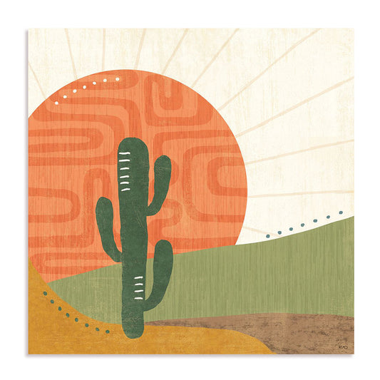 Cool Cacti V Framed Wall Art for Living Room, Bedroom, Hallways and Kitchen Spaces