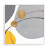 Golden Orbs I Framed Wall Art for Living Room, Bedroom, Hallways and Kitchen Spaces