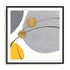 Golden Orbs I Framed Wall Art for Living Room, Bedroom, Hallways and Kitchen Spaces