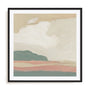 Pastel Landscape Framed Wall Art for Living Room, Bedroom, Hallways and Kitchen Spaces