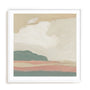 Pastel Landscape Framed Wall Art for Living Room, Bedroom, Hallways and Kitchen Spaces