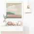 Pastel Landscape Framed Wall Art for Living Room, Bedroom, Hallways and Kitchen Spaces