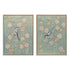 Heirloom Chinoiserie Bird Pastel I and II Wall Art