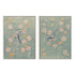 Heirloom Chinoiserie Bird Pastel I and II Wall Art