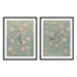 Heirloom Chinoiserie Bird Pastel I and II Wall Art