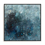 Rain in Gray and Blue Wall Art