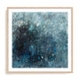 Rain in Gray and Blue Wall Art