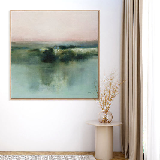Dusk Blush Framed Wall Art for Living Room, Bedroom, Hallways and Kitchen Spaces