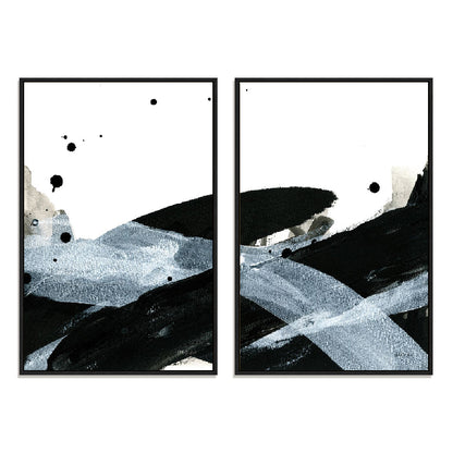Gradient Movement I and II Wall Art