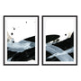 Gradient Movement I and II Wall Art