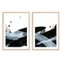 Gradient Movement I and II Wall Art