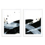 Gradient Movement I and II Wall Art