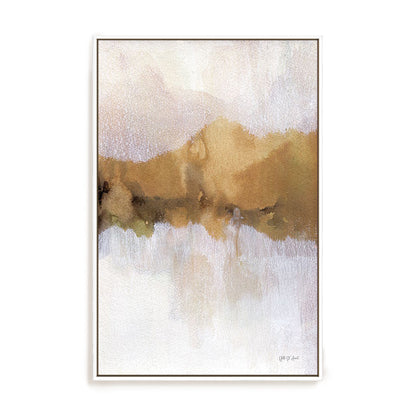 Golden Abstract Wall Art