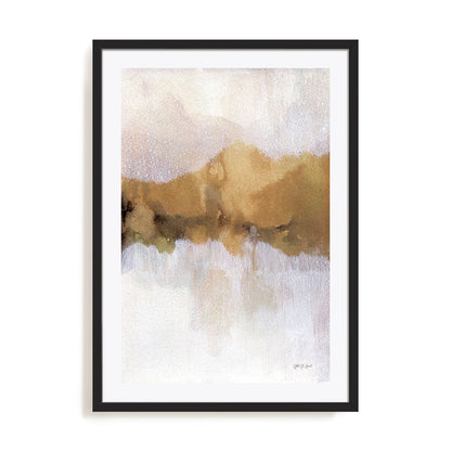 Golden Abstract Wall Art