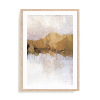 Golden Abstract Wall Art