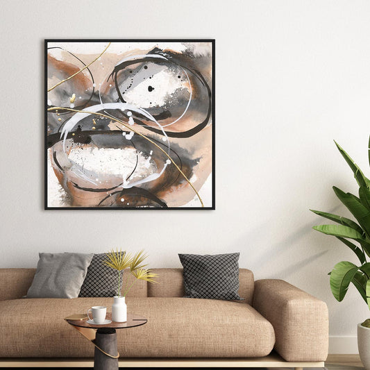 Expressionism IV Framed Wall Art for Living Room, Bedroom, Hallways and Kitchen Spaces