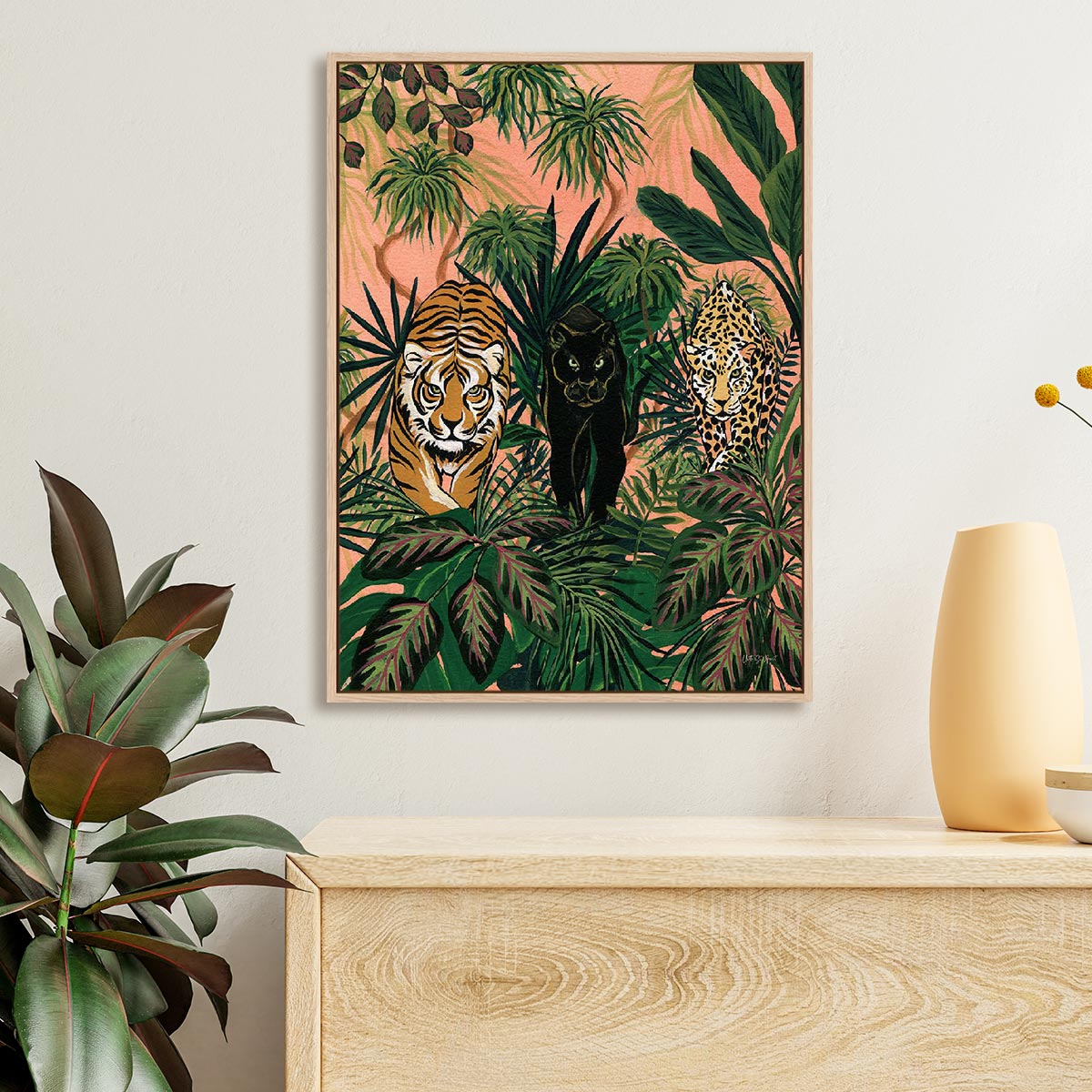Boho Jungle Prowlers Wall Art