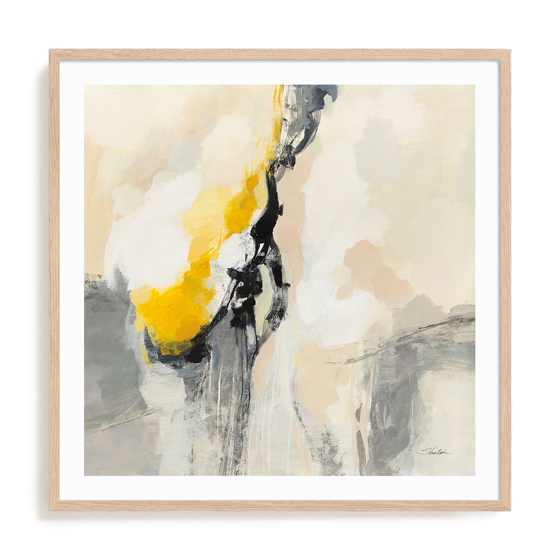 Light and Shadow Framed Wall Art for Living Room, Bedroom, Hallways and Kitchen Spaces