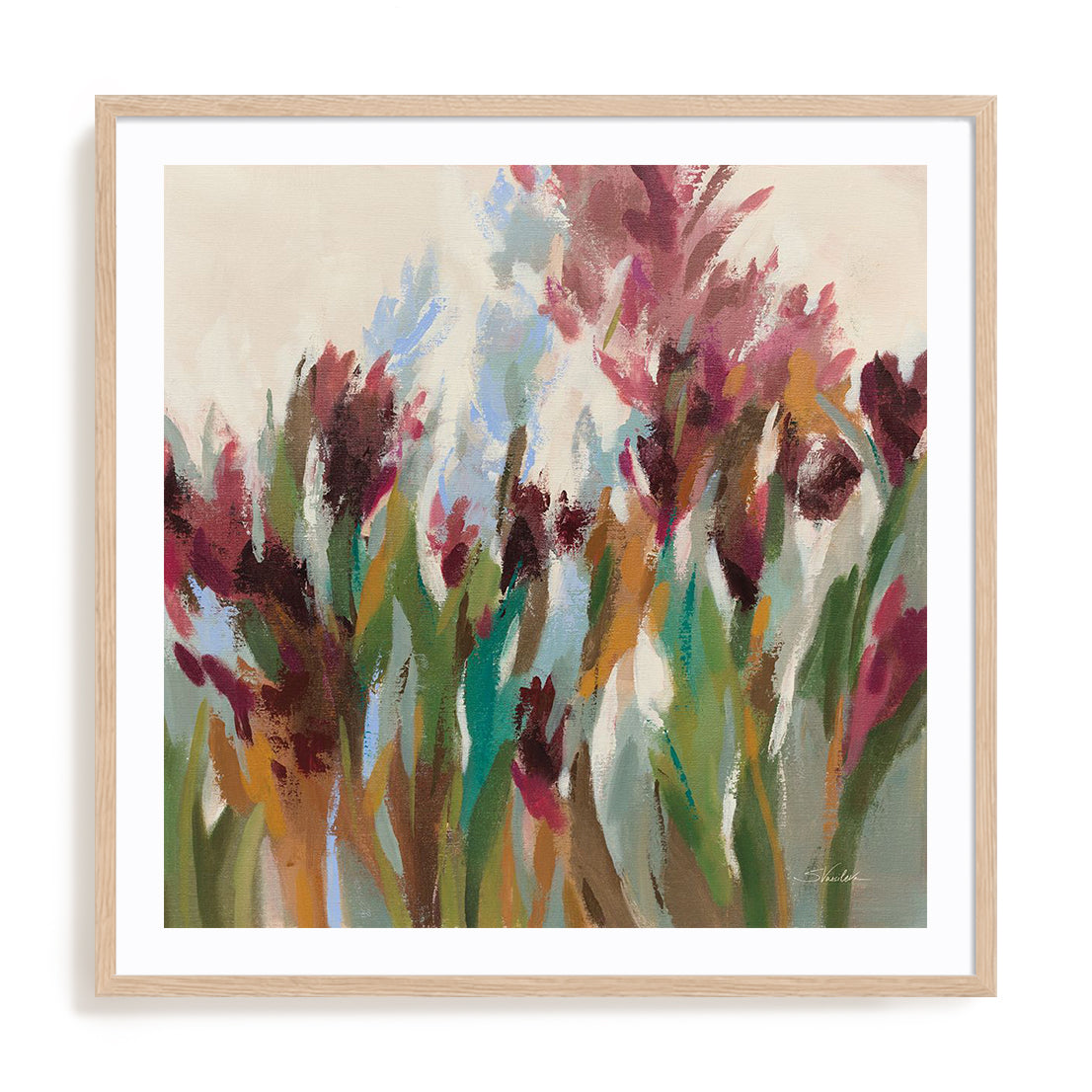 Vintage Garden Framed Wall Art for Living Room, Bedroom, Hallways and Kitchen Spaces