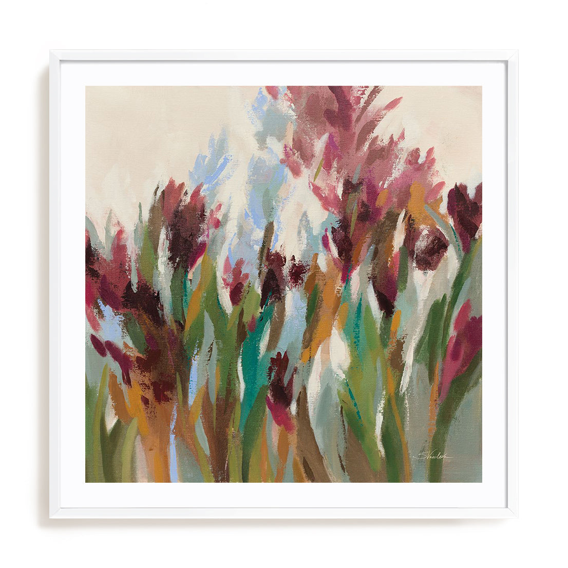 Vintage Garden Framed Wall Art for Living Room, Bedroom, Hallways and Kitchen Spaces
