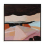 Outside Town Framed Wall Art for Living Room, Bedroom, Hallways and Kitchen Spaces