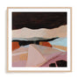 Outside Town Framed Wall Art for Living Room, Bedroom, Hallways and Kitchen Spaces