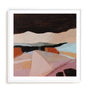 Outside Town Framed Wall Art for Living Room, Bedroom, Hallways and Kitchen Spaces