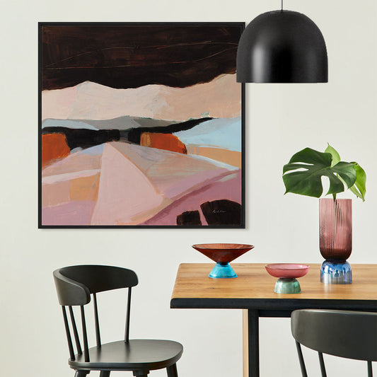 Outside Town Framed Wall Art for Living Room, Bedroom, Hallways and Kitchen Spaces