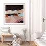 Outside Town Framed Wall Art for Living Room, Bedroom, Hallways and Kitchen Spaces