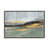 Sparkling Snow Green Art in Stretched Canvas, Framed Print Under Glass, and Gallery Wrapped Shadow Box Canvas